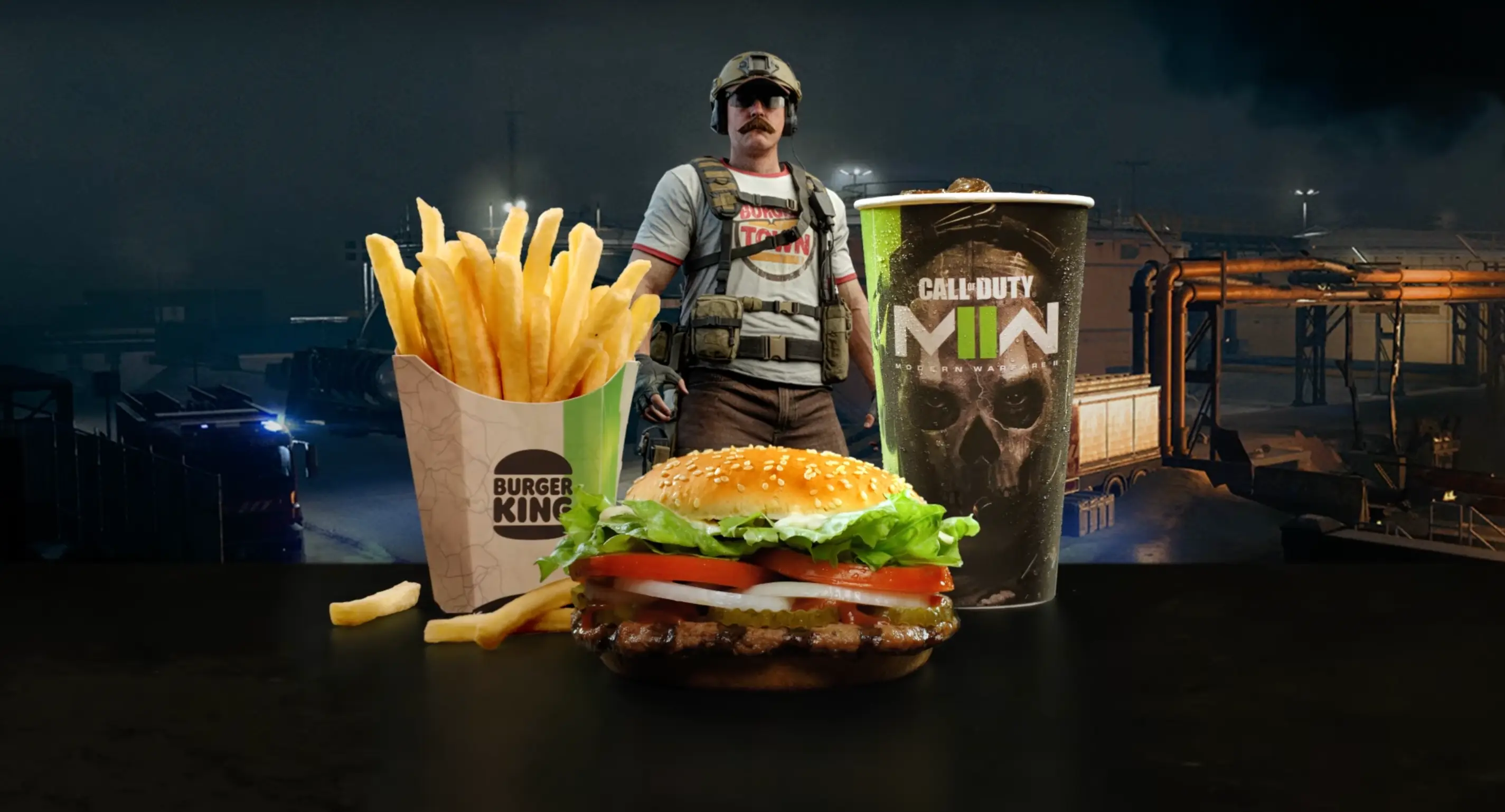 🍔 COD: Modern Warfare - Skin Burger King + 1h 2XP (Key Global) 🎮